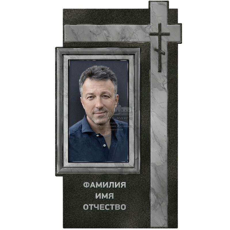 Портрет на памятник из керамогранита №7