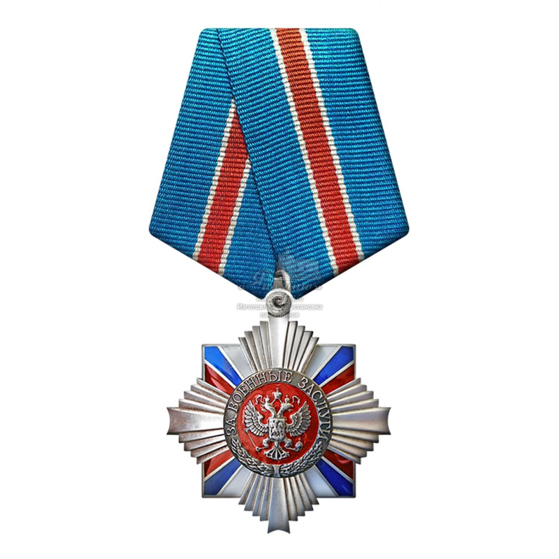 Стеклянный декор «Орден “За военные заслуги”» для памятника