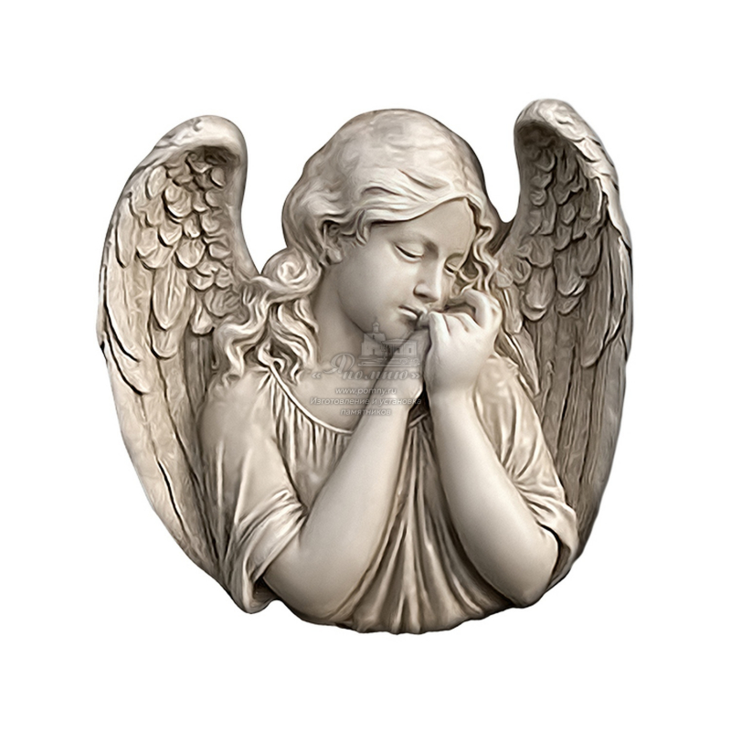 Ангел-бюст с опущенным взглядом